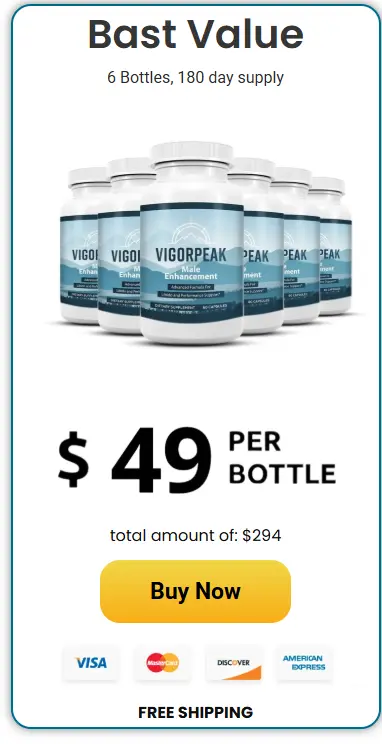 vigorpeak - 6 Bottles